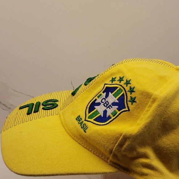 Nbt cap hat  yellow Brasil CBF logo yellow cap One Size - Picture 3 of 10